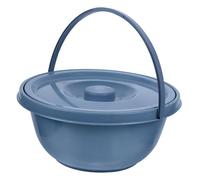 VERDANVERSE Elderly Urinal Bucket with Lid and Handle Strong PVC Chamber Pot for Home Use Stable Load-Bearing Bedpan with Odor-isolating Cover Easy to Clean Spittoon for Seniors and Pregnant