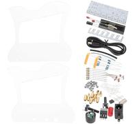 VERDANVERSE Electronic Learning Kit DIY Soldering Set Lyre Harp 7-string with Abs Copper Components and Carrying Case Musical Instrument Practice for Beginner