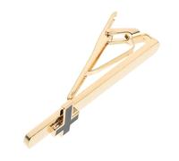 VERDANVERSE Elegant Copper Tie Clip with Polished Finish and Cross Design for Men, Minimizes Abrasion, for Celebratory Events and Party Occasions, Stylish Shirt Accessory for Husbands