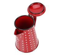 VERDANVERSE Enamel Coated Tea Kettle Camping Coffee Pot Manual Water Boiling Teapot Oxide Heat Resistant Ergonomic Spout for Office Hotel Use