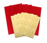 VERDANVERSE European Style Excellence Award Stickers Self Adhesive Certificate Seal Labels with Embossed Star Badge and Red Ribbon Tail Elegant Diploma Decoration for Awards and Diplomas