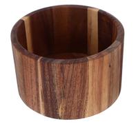 VERDANVERSE Farmhouse Wooden Utensil Holder for Kitchen Countertop Multipurpose Rustic Organizer for Cutlery Chopsticks and Snacks Wood Storage with Decorative Farmhouse Charm for Home and