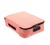 VERDANVERSE Fireproof Lock Box for Documents Waterproof Multi-Layer Certificate Organizer Bag Lock Large Capacity Foldable Document Storage Case for Office and Travel