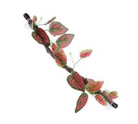 VERDANVERSE Flexible Bendable Reptile Climbing Vine with Realistic Texture for Terrarium Habitat Faux Greenery for Bearded Dragons Lizards Snakes and Amphibians Red Artificial Jungle Plant