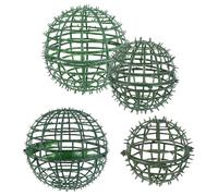 VERDANVERSE Flower Arrangement Rack Breathable Green 4pcs Plastic Practical Decorative Flower Holder Shelf for Wedding Party and Balcony for Elegant Fresh Wedding Supplies