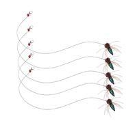 VERDANVERSE Fly Shaped Cat Wand Refill Realistic Insect Replacement Heads Indoor Interactive Chasing Attachment for Kitten Play and Natural Hunting Behavior