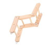 VERDANVERSE Foldable Adjustable Parrot Ladder Climbing for Macaws and Small Birds Transformable Bird Perch Stand for Cage Exercise and Beak Claw Grinding Accessory
