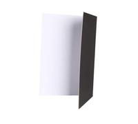 VERDANVERSE Folding Thick Reflective Photography Board Silver Black White Double-Sided Collapsible Photo Background Board for Studio and Outdoor Lighting