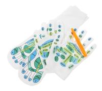 VERDANVERSE Foot Massage Reflexology Socks Cotton Socks with English Instructions One Set for Men and Women Daily Use