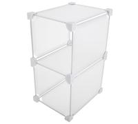 VERDANVERSE Freezer Divider Rack Fridge Refrigerator Storage Basket Freezer Shelf Dividers Freezer Baskets for Chest Freezer Pantry Storage Bins Freezer Organizer Divider Plastic White