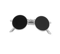 VERDANVERSE Funny Glasses Hair Clip Vintage Metal Alligator Hairpin Spring Clip for Secure Hold Cute Hair Styling Accessory for Girls Birthday