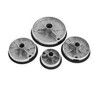 VERDANVERSE Gas Stove Burner Cap Replacement Kit Concave Flame Distributor for Gas and Electric Cookers Black Hob Crown Covers for Efficient Heat Focus and Flame Protection