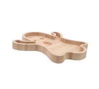 VERDANVERSE Ghost Shape Wooden Serving Tray for Halloween and Christmas Festive Snack Plate for Candy Nuts Bread and Desserts Smooth Rustic Food Platter for Party and Seasonal Gatherings