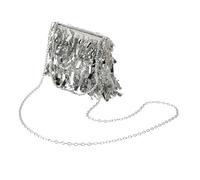 VERDANVERSE Girl Sequined Crossbody Bag Portable Single Shoulder Pouch Elegant Storage for Sundries Stylish Chain Strap Design for Parties and Everyday Use