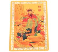 VERDANVERSE God of Wealth Card Taisui Card for Blessing Luck Protection Chinese Style Decorative Wallet