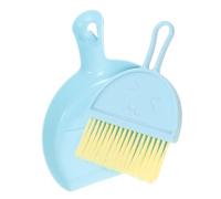 VERDANVERSE Guinea Pig Litter Box Broom and Mini Brush Set Cage Cleaner Cleaning Tool for Hamster Cage Dust Removal Blue Mini Dustpan Kit for