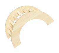 VERDANVERSE Hamster Climbing Bridge Toy Natural Wood Activity Playground for Small Pets Safe and Sturdy Hideout for Hamsters Chinchillas and Other Small Animals