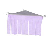 VERDANVERSE Hamster Hanging Bed Corner Hideaway Lightweight Forest Hut Style Small Pet Hammock with Hooks for Guinea Pigs Rats and Dwarf Hamsters Cozy Resting Shelter