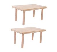 VERDANVERSE Hamster Platform Cage Platform Climbing 2pcs Wooden Second Floor Anti-chewing 25x15x11cm for Small Pets Cage Landscape Playtime Climbing and Exploration