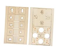 VERDANVERSE Hamster Wooden Maze Puzzle Toy Labyrinth Tunnel Small Size Activity Sports Toy for Hamster Exercise and Weight Loss