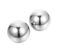 VERDANVERSE Hand Rolling Massage Balls 2pcs Stainless Steel Solid Training Balls for Hand Exercise and Stress Relief Therapy Fitness Tool for Wellness and Relaxation