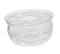 VERDANVERSE Handmade Glass Teapot Warmer with Retro Design Heating Base for Household Tea Pots Practical and Decorative Teapot Heater for Daily Use