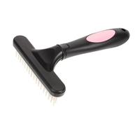VERDANVERSE Horse Hair Grooming Brush and Rake Portable Pet Hair Comb for Large Dogs and Cats Pink Cleaning Tool for Fur Removal and Detangling
