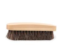 VERDANVERSE Horsehair Wood Shoe Brush Professional Shoe Cleaner for Home and Shop Sturdy Buffing Tool for High Shine and Polished Footwear Maintenance