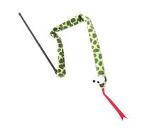 VERDANVERSE Interactive Cat Teaser Wand Stick for Indoor Cats and Kittens Extended Rattlesnake Design Mental Stimulation for Exercise Owner Play Pet Health and Bonding