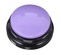 VERDANVERSE Interactive Dog Talking Button for Communication Pet Sound Training Aid Recordable and Stress Reducing for Dogs Purple Pet Behavior Tool