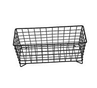 VERDANVERSE Iron Hay Feeder Basket for Rabbits and Hamsters Durable Metal Bunny Feeder Holder for Convenient Cage Feeding Black Standing Hay Rack for Household Pets