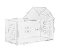 VERDANVERSE Jumping Spider Enclosure Featuring Optimal Airflow System and Crystal Observation Acrylic with Dual Magnetic Doors and All-side Ventilation for Small Pets and Beetles for Insect