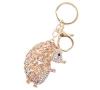 VERDANVERSE Keychain Pendant Hedgehog Keychain Appearance Rhinestone Zinc Alloy Fix and Carry Keys Bags Unique Creativity Shiny and Beautiful Glitter