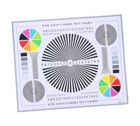 VERDANVERSE Lens Test Chart and Camera Focus Alignment Chart for Cctv Security Systems, 40x30cm Adhesive Lens Calibration Tool for Indoor Camera Maintenance and Image Assessment