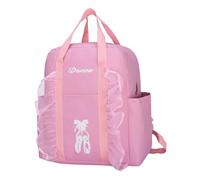 VERDANVERSE Lovely Ballet Dance Backpack for Pink Ballet Style Schoolbag with Bright Color Design Practical Knapsack for Travel Party and Daily Use