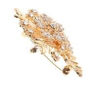 VERDANVERSE Luxurious Crystal Money Tree Brooch Pin for Women Secure Attachment All Purpose Design for Weddings and Formal Events Symbol of Prosperity and Fortune