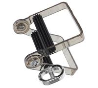 VERDANVERSE Manual Toothpaste Squeezer and Hair Dye Cream Roller, Small Gemstone Black Tube Squeezer for Salon Supplies and Pigment Paste, Manual Tube Squeeze Tool for Household Cosmetic Use