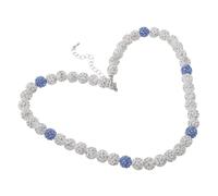 VERDANVERSE Men S Hip Hop Baseball Necklace Clay Bead Pendant Stylish Athletic Jewelry for Men Boys Sporty Bling Baseball Accessory