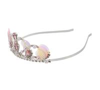 VERDANVERSE Mermaid Crown Headband for Lightweight Ocean Party Hairband with Radiant Sequins Fairy Tale Design for Birthday Halloween Cosplay