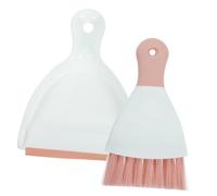 VERDANVERSE Mini Dustpan and Brush Set Small Hand Broom Compact Keyboard Cleaning Tool for Home Office Desk and Scratch-Resistant Dust Sweeper for Electronics and Pet Hair