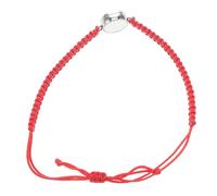 VERDANVERSE Mini Stainless Steel Braided Bracelet with Screw-open Design for Easy Filler Replacement Red Cord Accessory for Stylish Daily Wear Jewelry Valentines Day