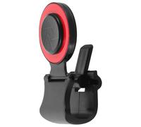 VERDANVERSE Mobile Phone Game Controller Handle Clip with Red Joystick Trigger, Transparent Case, Compatible with Cellphone Gaming Accessories for FPS and Battle Royale Gameplay