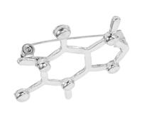VERDANVERSE Molecular Chemistry Badge Pin Brooch for Students and Teachers Cute Science-themed Jewelry Accessory Safety Pin Design for Biology and Chemistry Enthusiasts