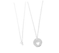 VERDANVERSE Mother Daughter Heart Necklace Elegant Cutout Design for Mother's Day Lightweight and Comfortable Jewelry for Moms Grandmothers and Special Occasions