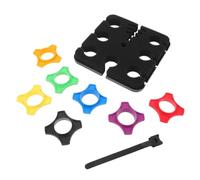 VERDANVERSE Multi Microphone Organizer Rack for Mics Heavy-duty Metal Tray Clamp Desktop Mic Stand Holder Space-saving Storage Professional Stage and Karaoke Accessory