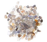 VERDANVERSE Natural Blue Chalcedony Crystal Gravel 100g Pack Aquarium Stone Decor for Fish Tank Landscape and Garden Ornament