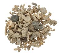 VERDANVERSE Natural Crushed Coral Aquarium Filter Media 1lb with Mesh Bag, Coral Bone Filtration Stone for Freshwater Fish Tank Landscape Decoration and Aquarium Bottom Substrate