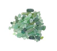 VERDANVERSE Natural Emerald Crystal Pebbles Irregular Tumbled Stones for Fish Tank Aquarium Gravel Home Decor and Flowerpot Ornament Durable Safe for Fresh and Salt Water