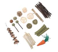 VERDANVERSE Natural Rabbit Chew for Dental -resistant Small Pet Nibbling Plaything Suitable for Chinchillas Guinea Pigs Bunnies Stress Relief and Teeth Grinding Companion