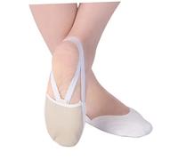 VERDANVERSE Non Skid Ballet Floor Socks for Women Breathable White Dancing Socks with Ankle Tie XL Slip Grip for Yoga Pilates Belly Dance Practice Indoors